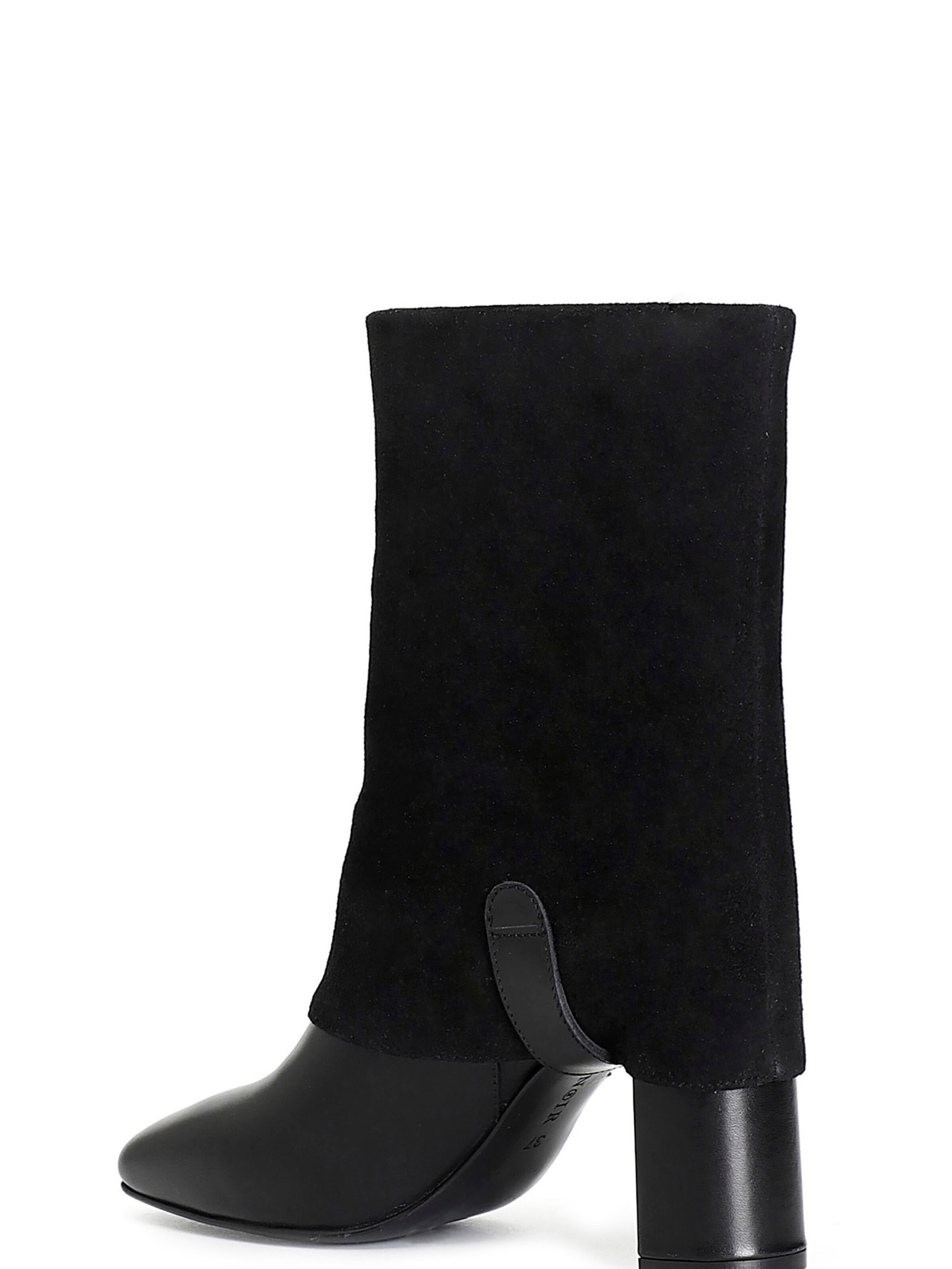 CAFè NOIR Enkellaarsjes in Zwart