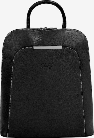Sac à dos Cluty en noir : devant