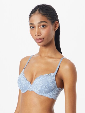 Invisible Soutien-gorge 'Lilja' Lindex en bleu : devant