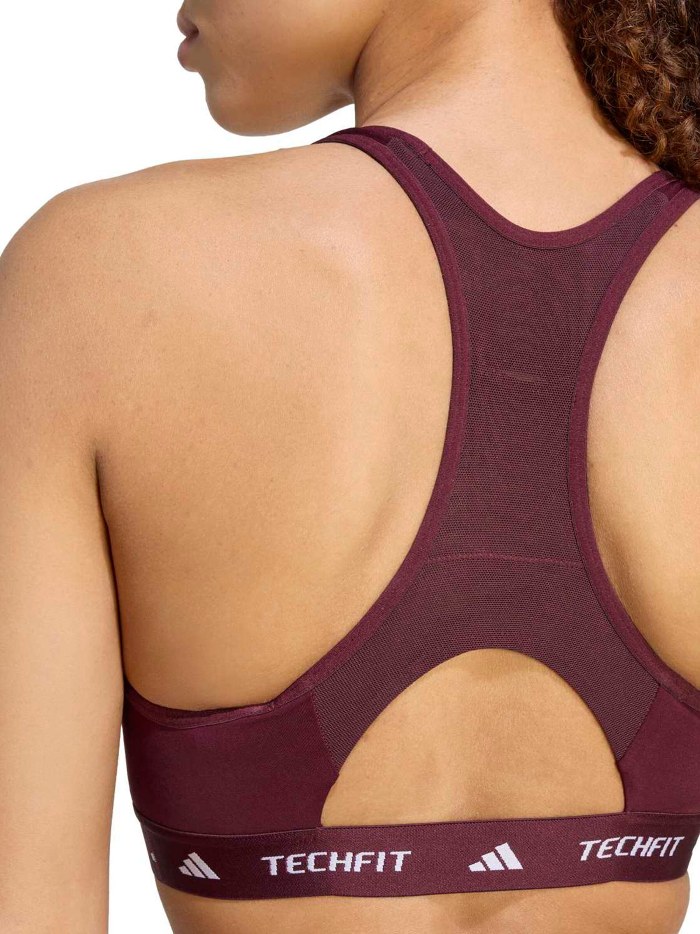 ADIDAS PERFORMANCE - Soutien Bustier Soutien de desporto em castanho