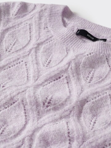 MANGO Sweater 'FLORITA' in Purple