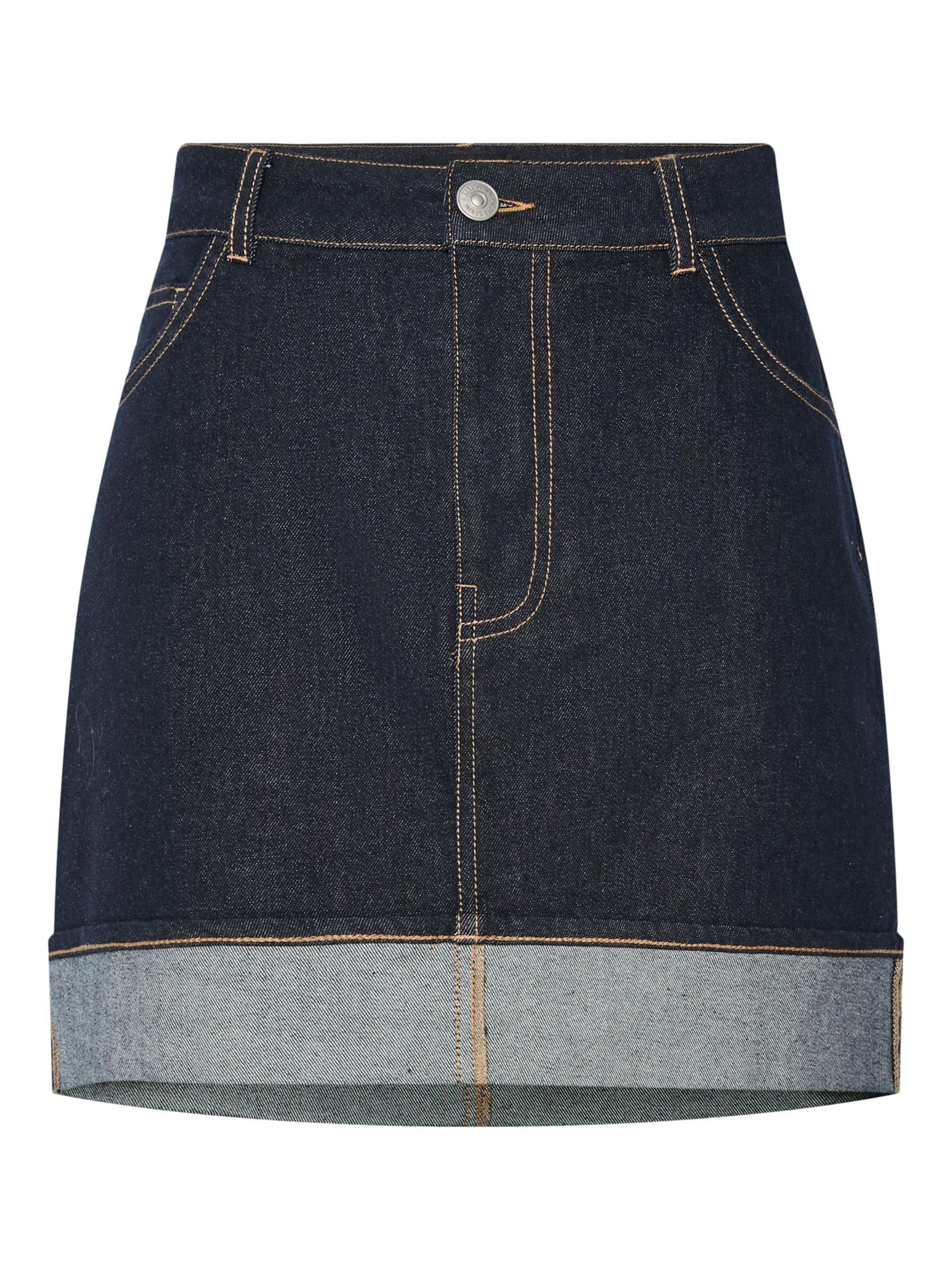 PIECES Skirt 'PCFranna' in Blue: front