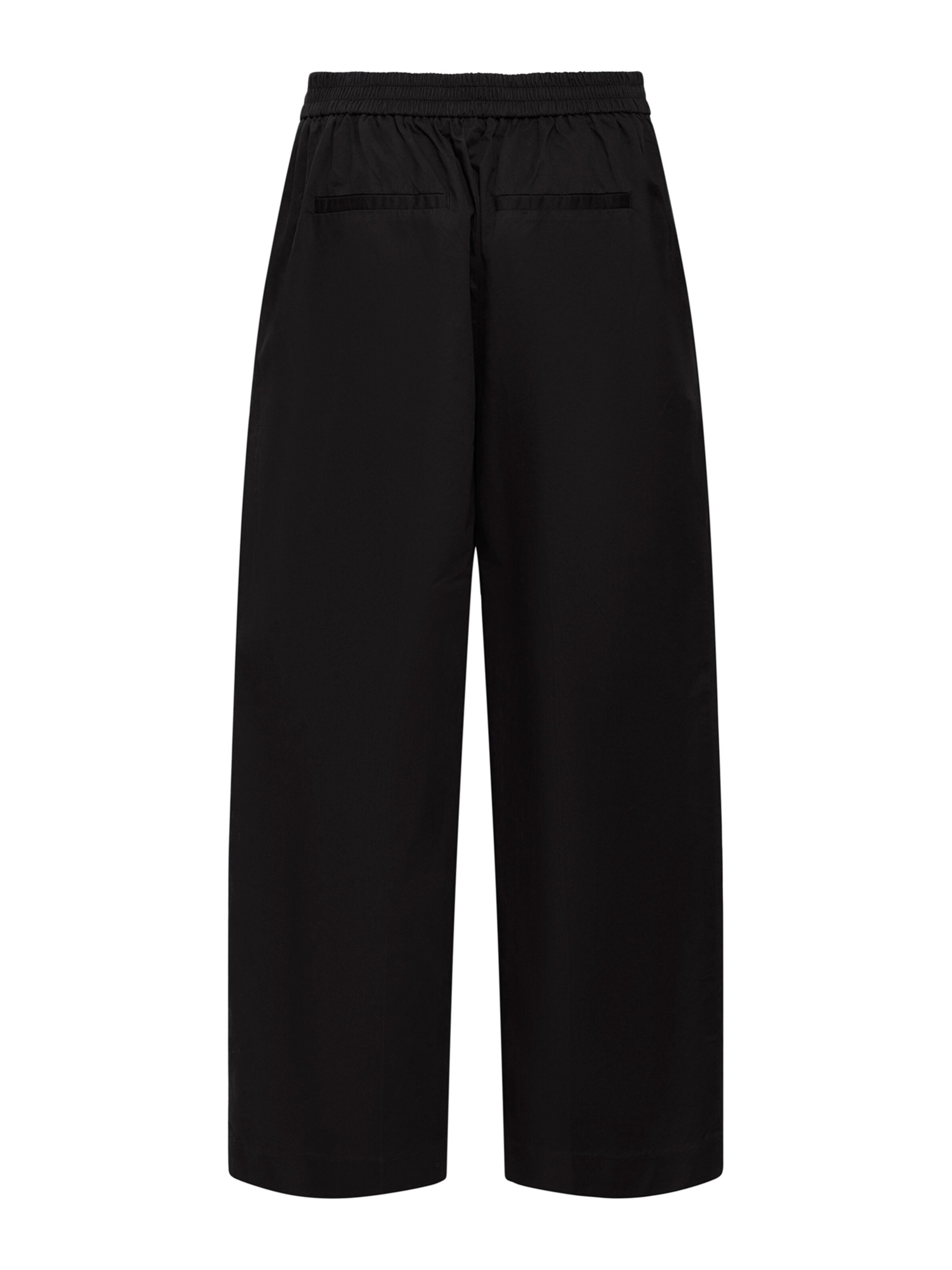 ICHI Bő szár Élére vasalt nadrágok 'IHFUNI' - fekete