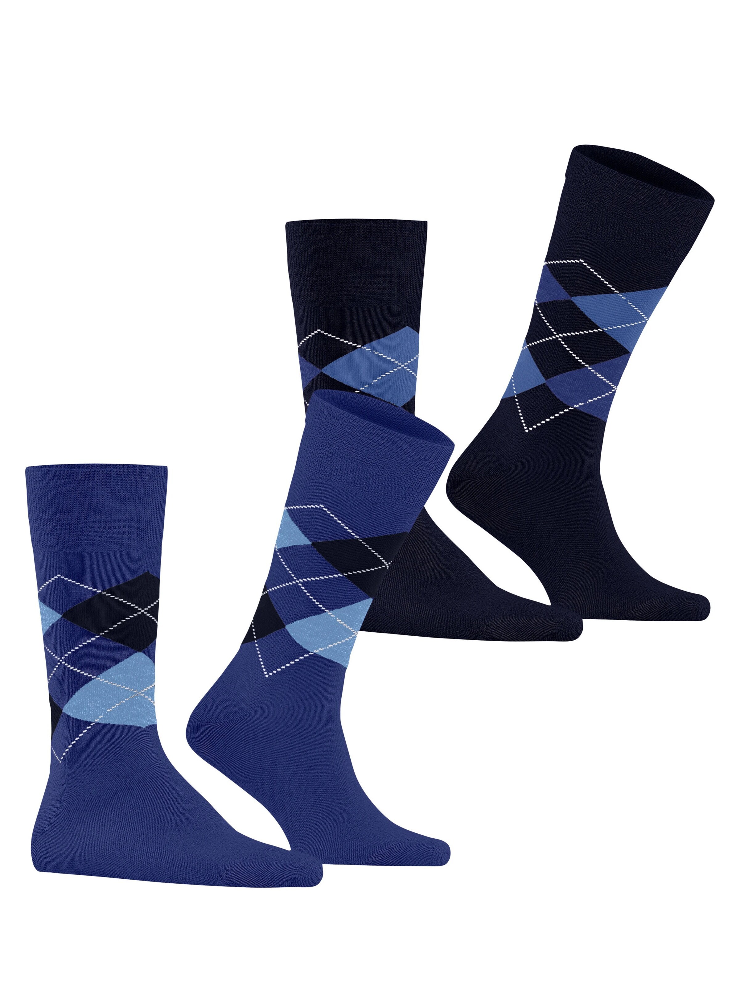 BURLINGTON Socks 'Everyday Argyle' in Blue