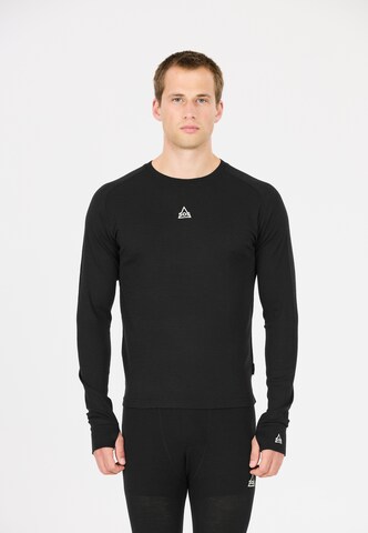 SOS Baselayer-Shirt in Schwarz: Vorderseite