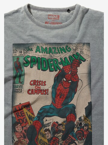 T-Shirt 'Marvel Spiderman Crisis on Campus' Recovered en gris