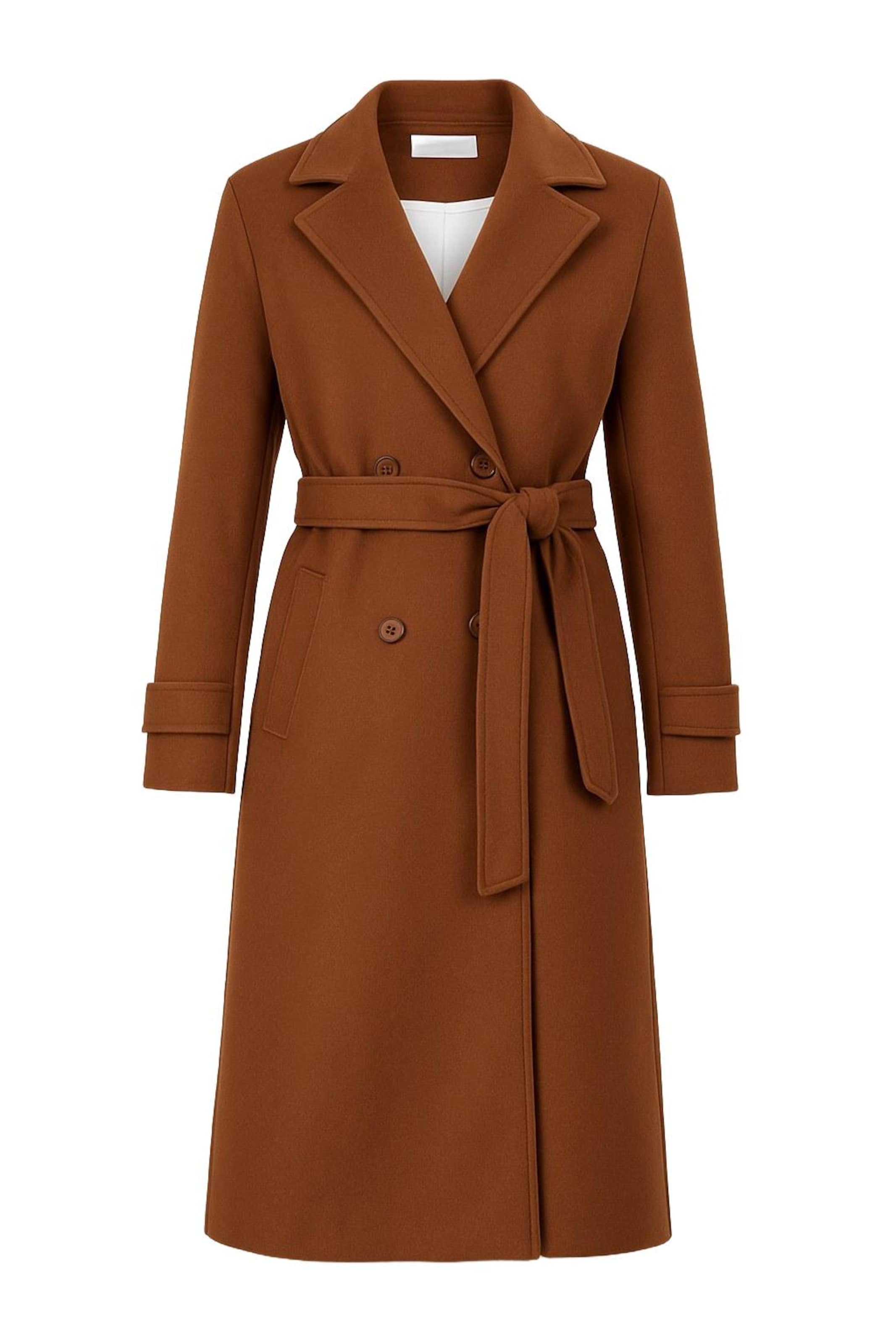 MODAMIHRAM Between-seasons coat in Brown: front