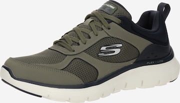 SKECHERS Nizke superge 'FLEX ADVANTAGE 5.0 - GANO' | zelena barva: sprednja stran