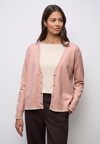 STREET ONE Strickjacke in Pink: Vorderseite