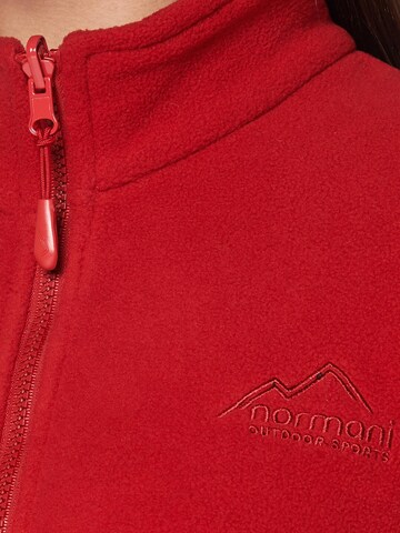 normani Athletic Fleece Jacket 'Laanila' in Red