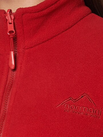 normani Functionele fleece jas 'Laanila' in Rood