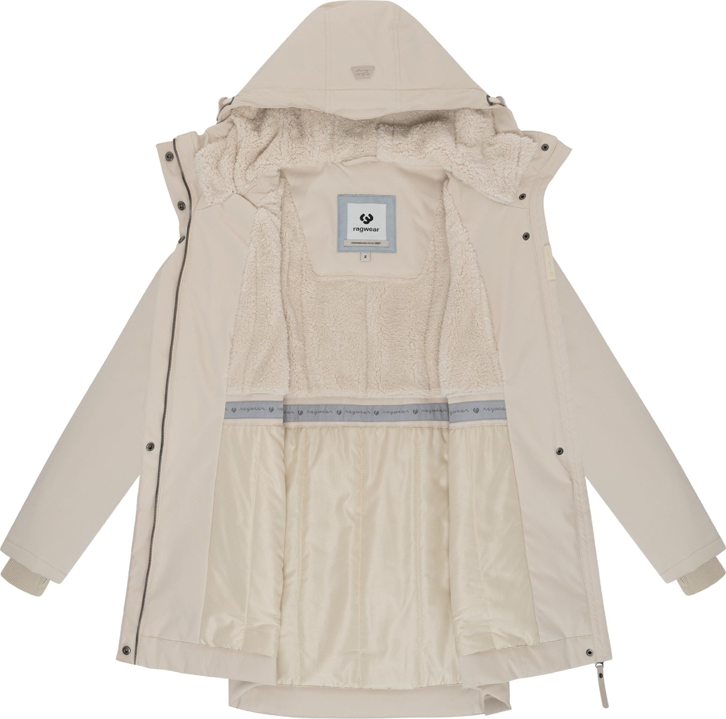Ragwear Wintermantel 'Ellsa' in Beige