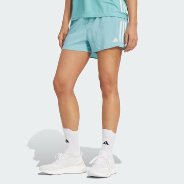 ADIDAS PERFORMANCE - Regular Calças de desporto 'Own The Run' em azul: frente