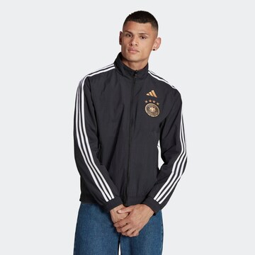 ADIDAS PERFORMANCE Athletic Jacket 'Germany Anthem' in Black: front