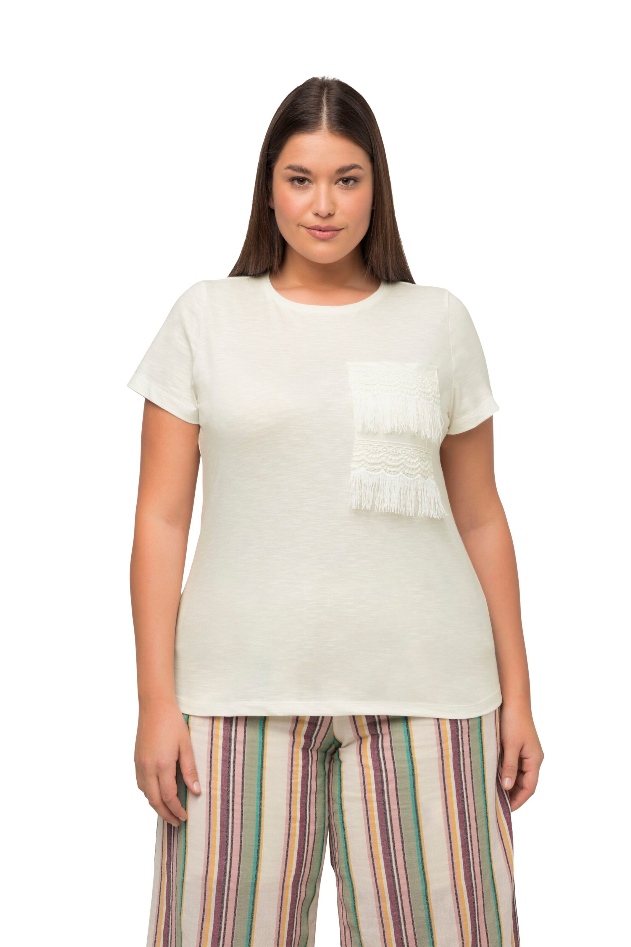 Ulla Popken Shirt in Beige: front