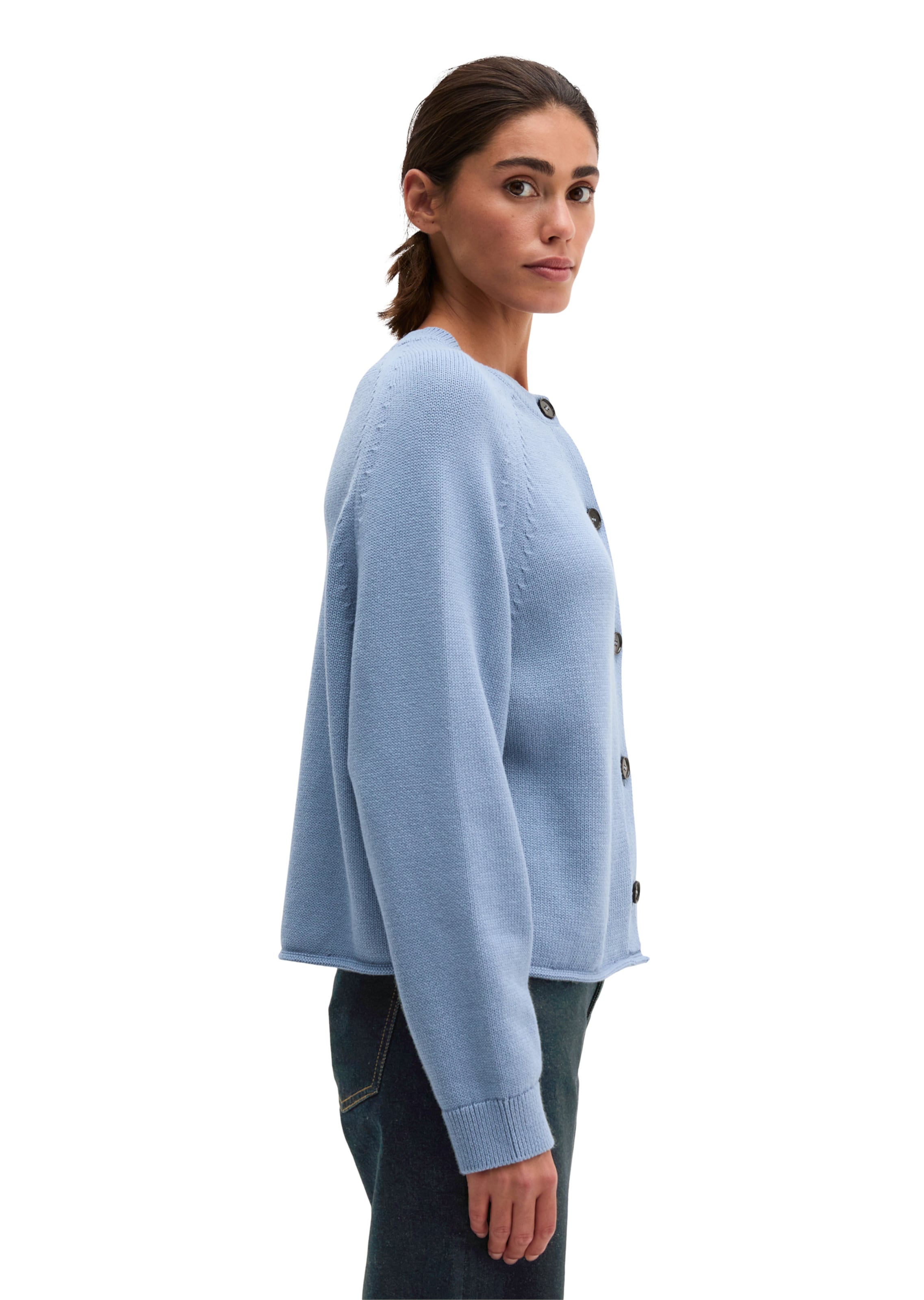 Marc O'Polo Strickjacke in Blau: Seite