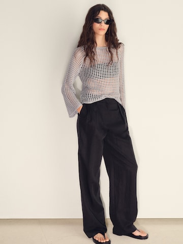MANGO Pullover 'NETTO' in Silber