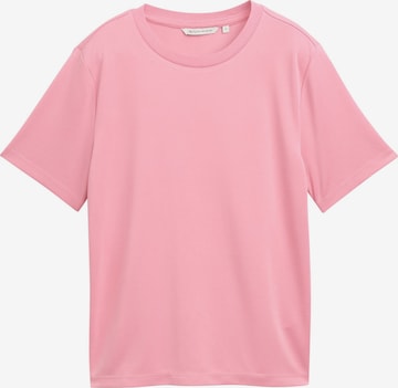 T-shirt TOM TAILOR DENIM en rose : devant