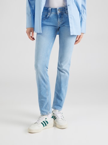 Pepe Jeans Slimfit Jeans 'ICONIC GEN' in Blauw: voorkant