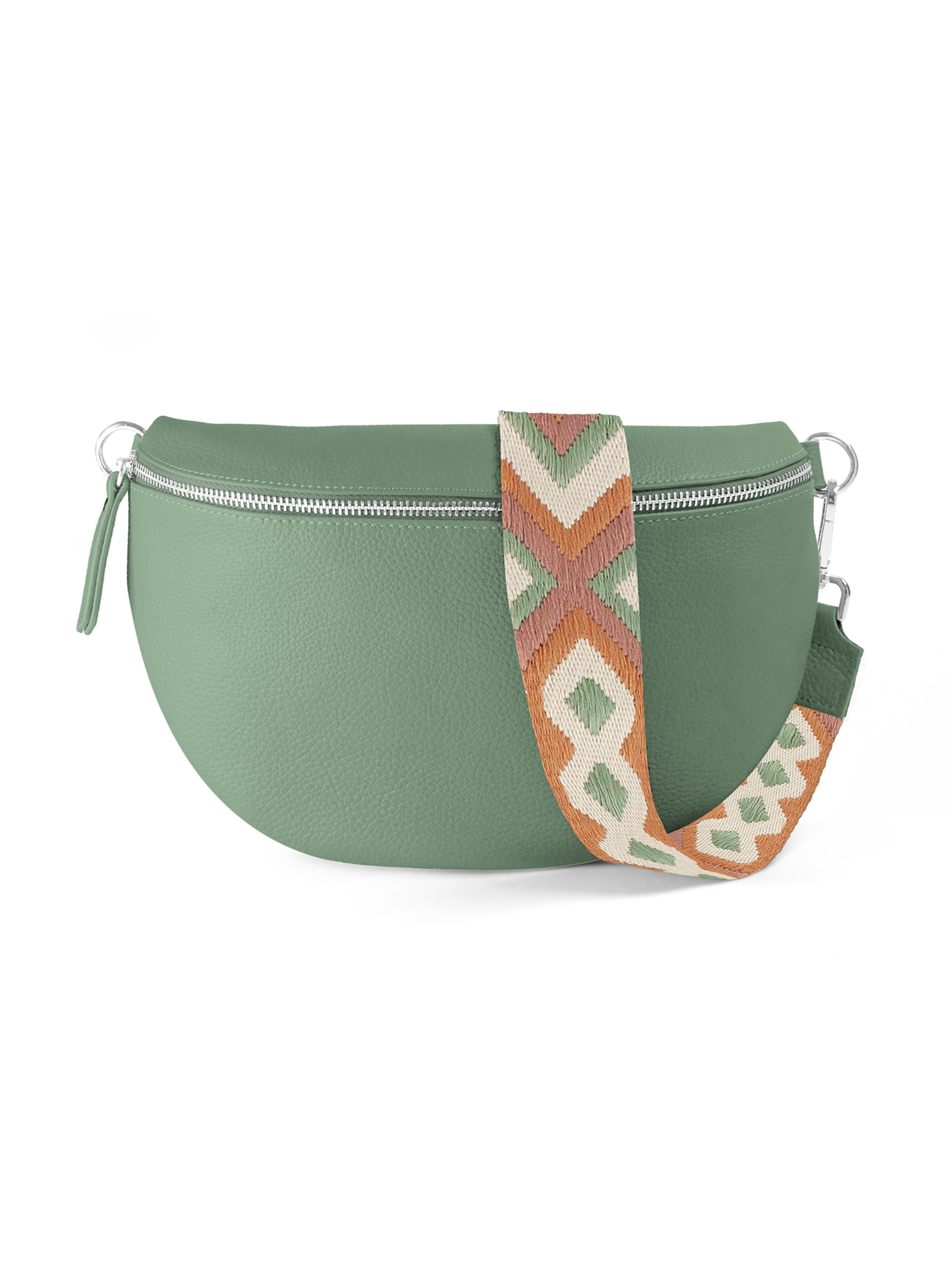 lePelou Belt bag 'JUNA large' in Green: front