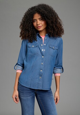 KangaROOS Blouse in Blue: front