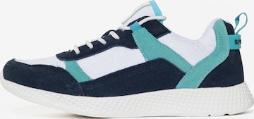 Baskets basses Spyder en bleu : devant