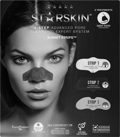 StarSkin Mask 'Sunset Stripes 3-Step Advanced Pore Cleansing' in Black, Item view