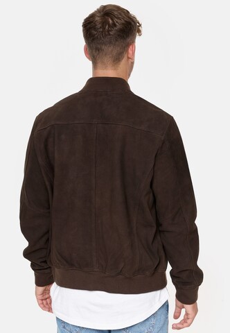 INDICODE JEANS Between-Season Jacket 'Maddoc' in Brown