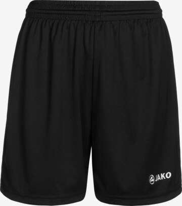 JAKO Loosefit Sportshorts 'Manchester' in Schwarz: predná strana