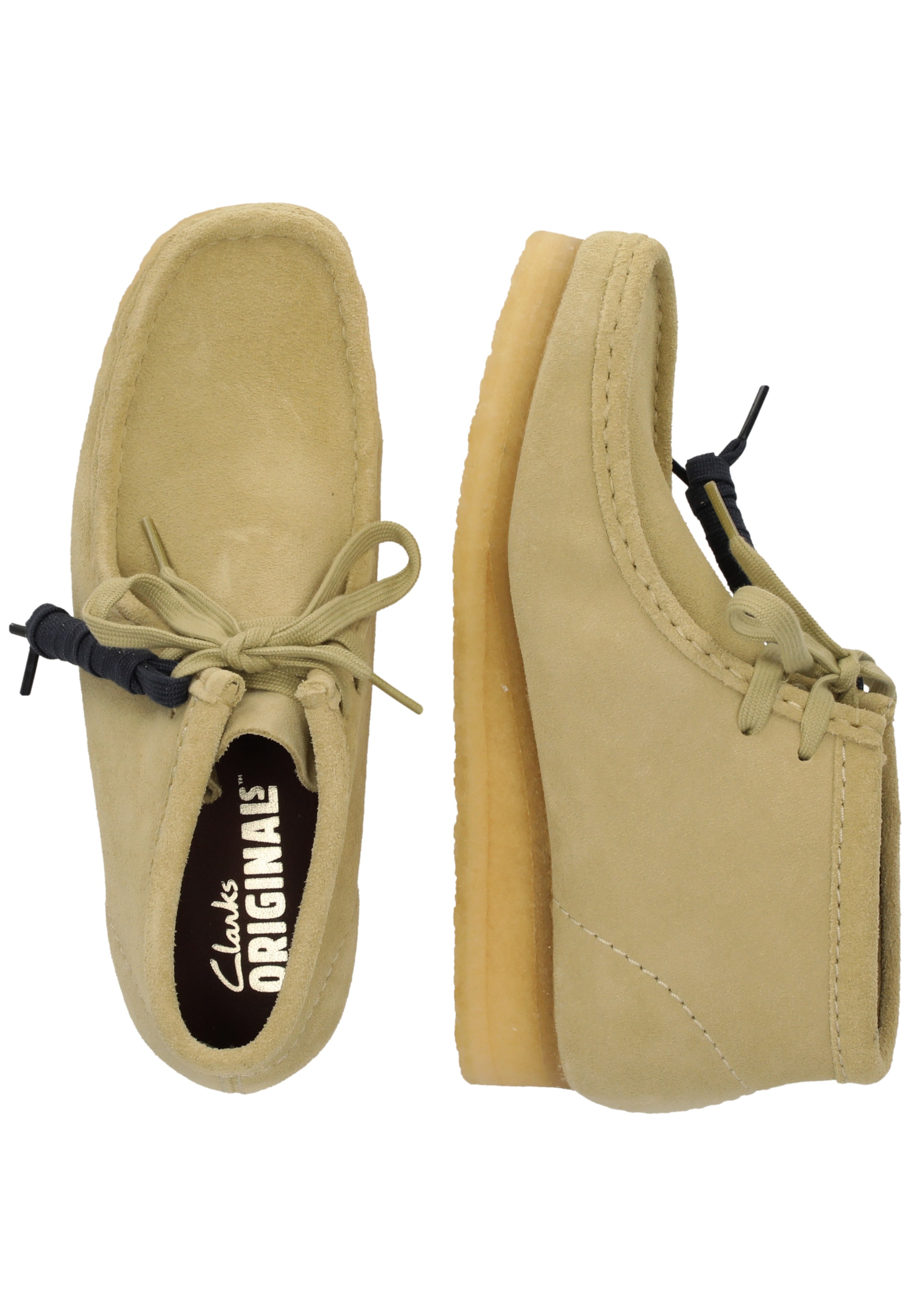 CLARKS Veterschoen 'Wallabee' in Grijs