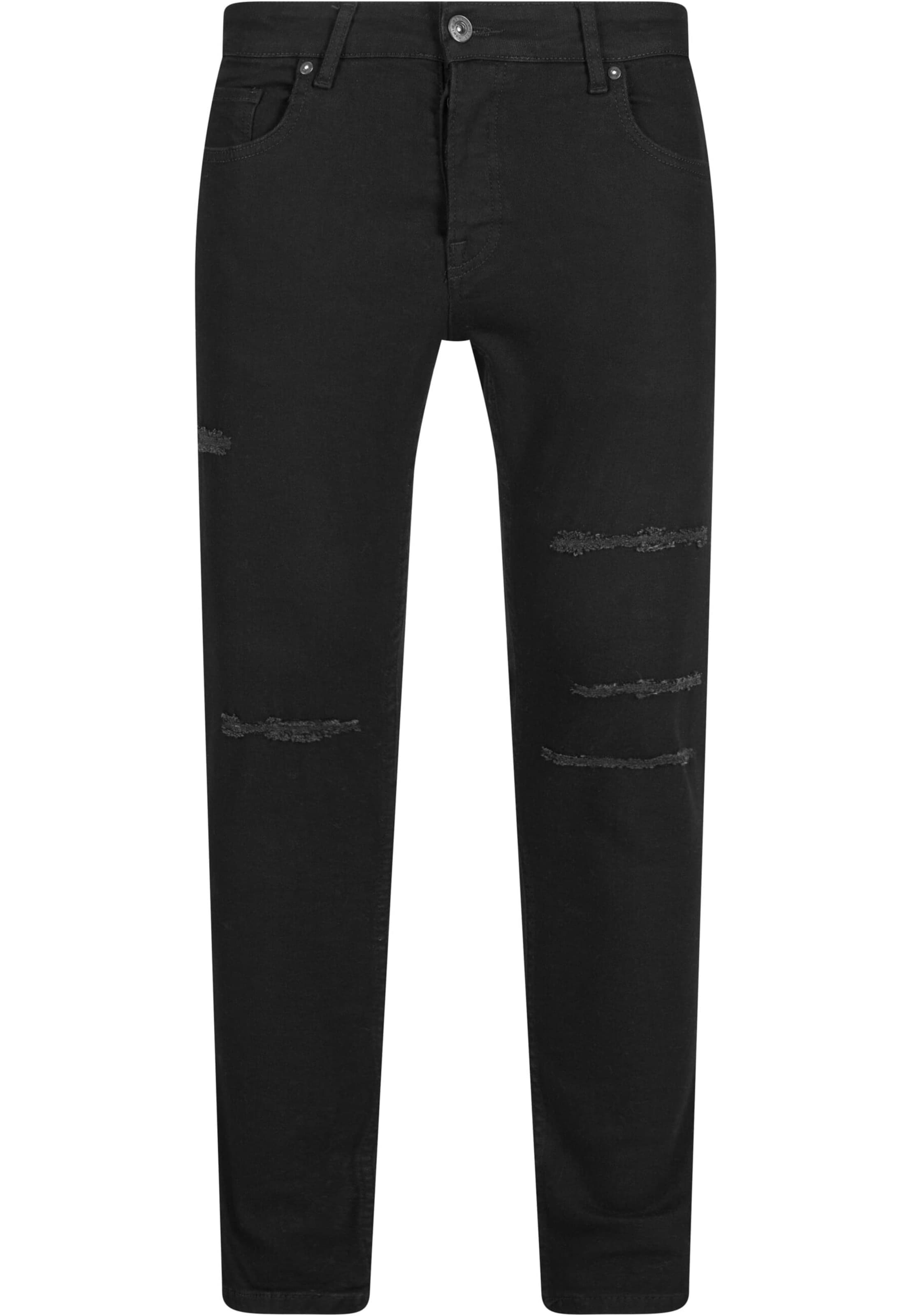Skinny Jeans di 2Y Premium in nero: frontale