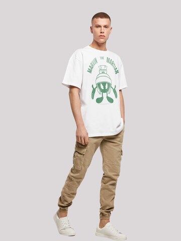 T-Shirt 'Looney Tunes Marvin The Martian Large Head' F4NT4STIC en blanc