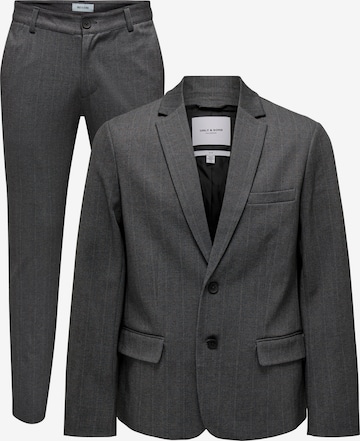 Only & Sons Slimfit Anzug in Schwarz: predná strana