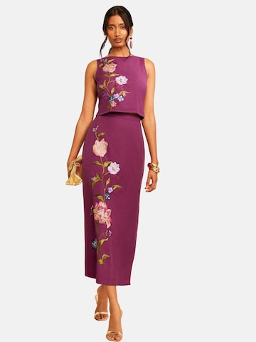 love & roses - Blusa en lila: frente