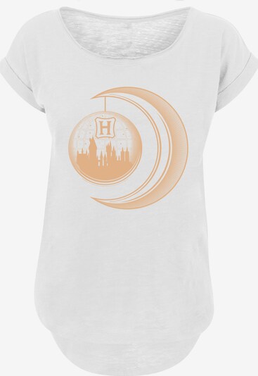 Maglietta 'Harry Potter Hogwarts Moon' F4NT4STIC di colore arancione / bianco, Visualizzazione prodotti