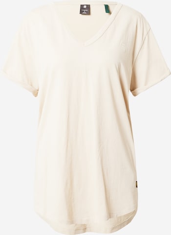 G-Star RAW - Camiseta 'Lash' en beige: frente