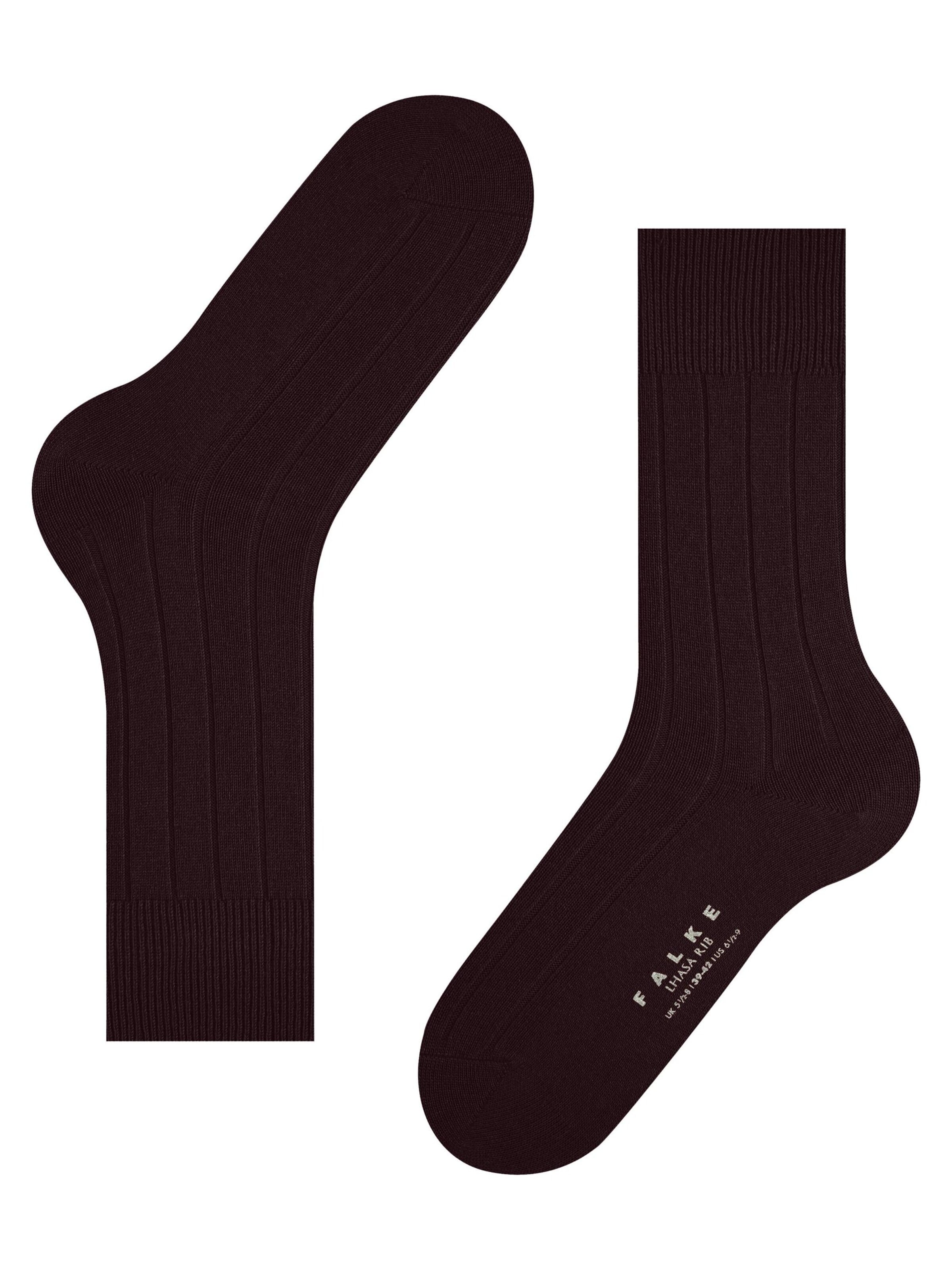 FALKE Socks 'Lhasa Rib' in Red