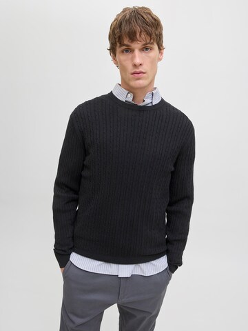 JACK & JONES Pullover 'JJEEMIL' i sort