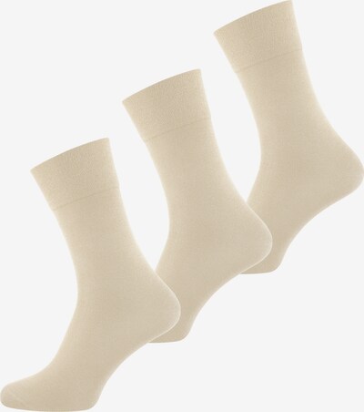 ELBEO Bio Freizeitsocken ' 3er-Pack Organic Cotton ' in sand, Produktansicht