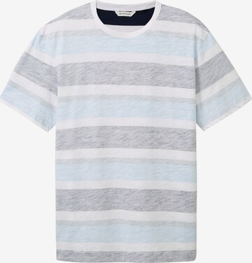 T-Shirt TOM TAILOR en bleu : devant