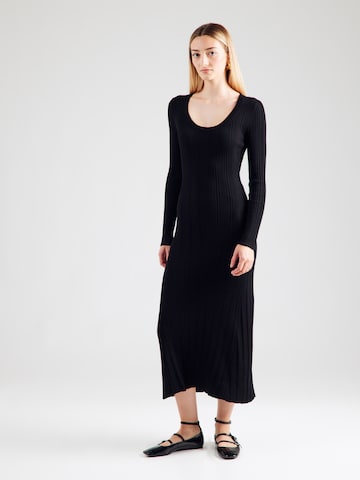 Robes en maille 'Sarphetilk' HUGO en noir : devant