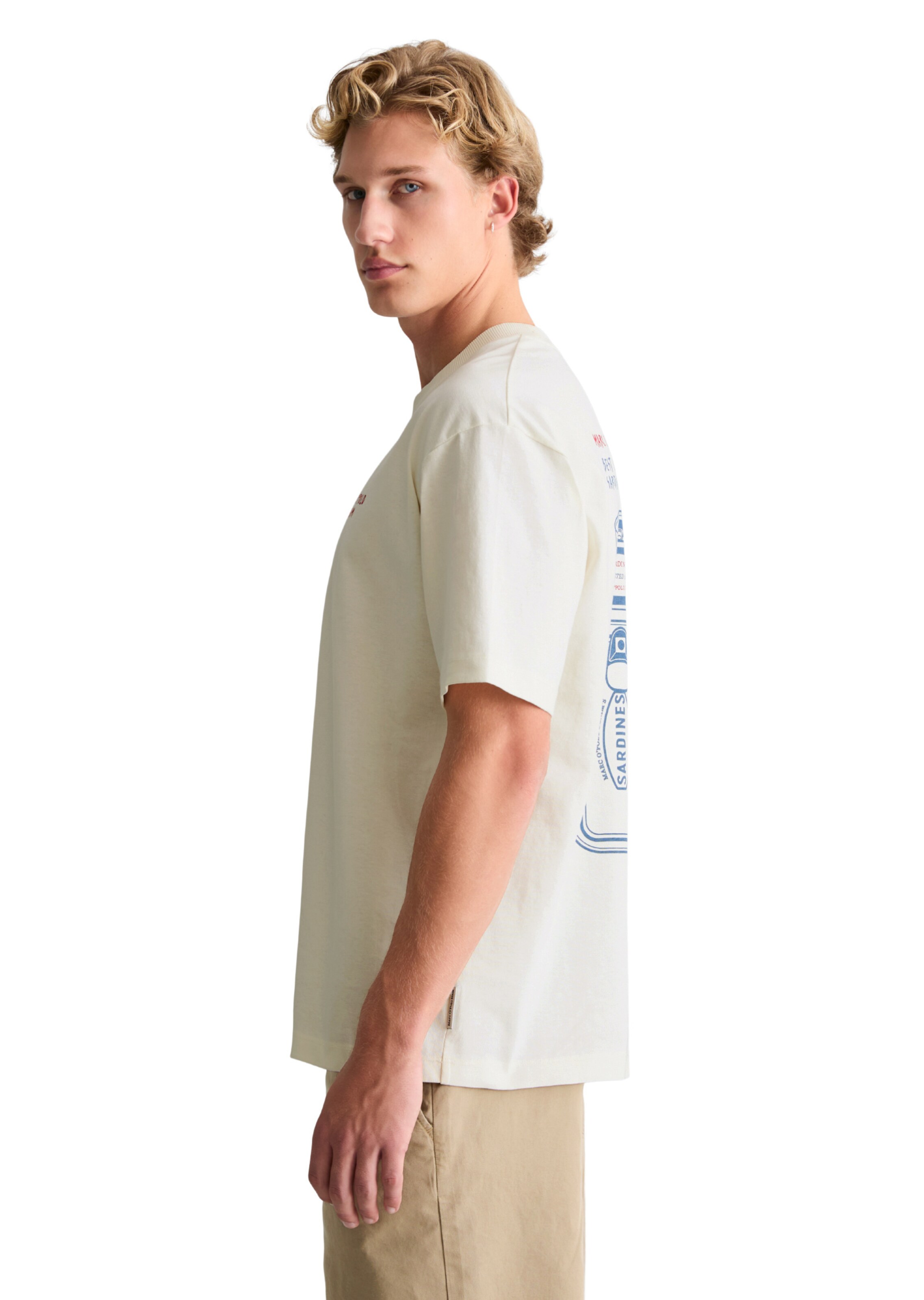 Marc O'Polo DENIM Shirt 'Crayfish Capsule' in Wit