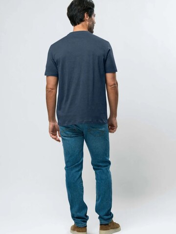 MCS Regular Fit Skjorte ' Jason ' i blå