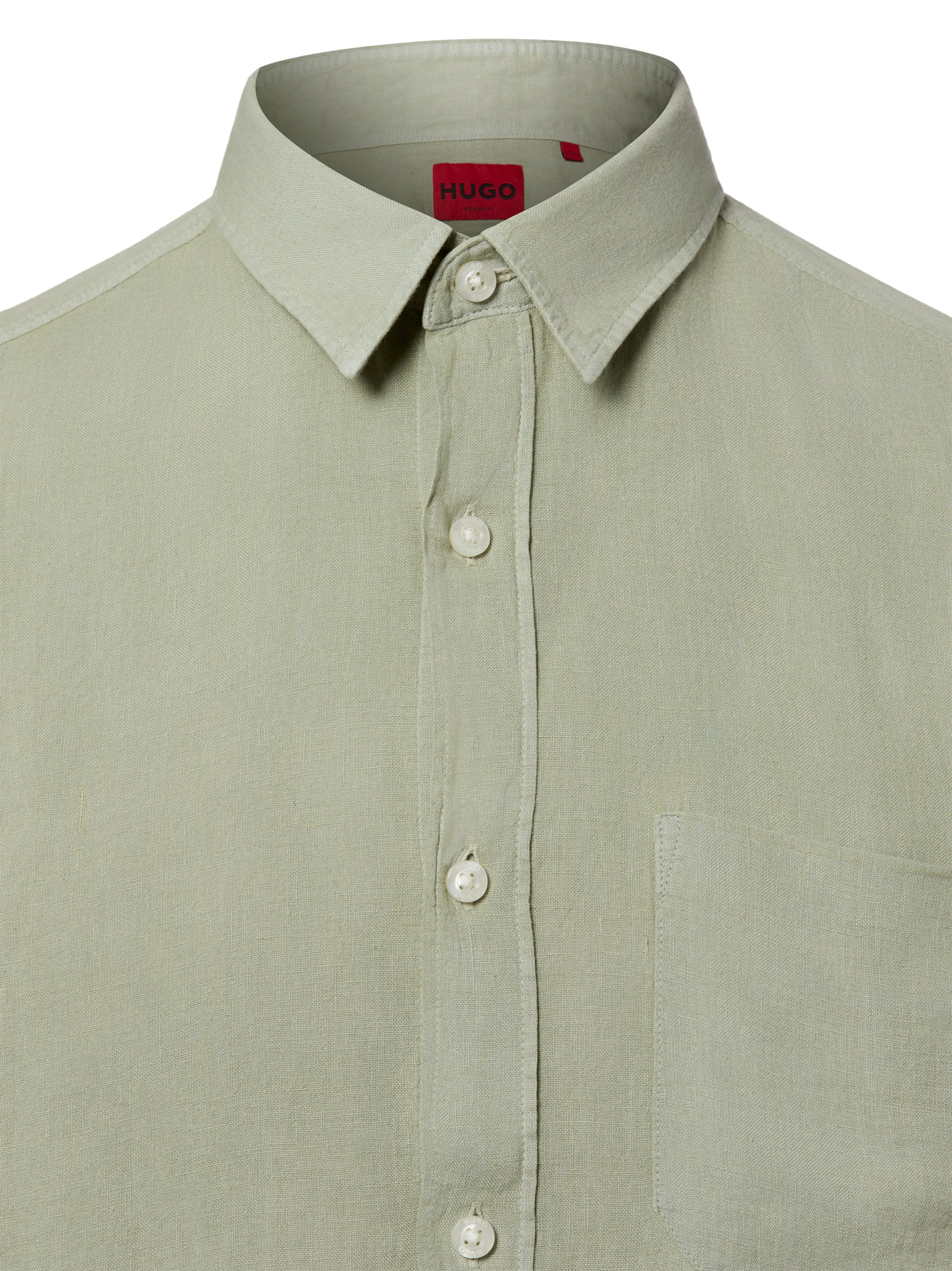 Coupe regular Chemise 'Ermano' HUGO en vert