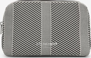 ILSE JACOBSEN Kosmetiktaske 'Knitty02' i hvid: forside