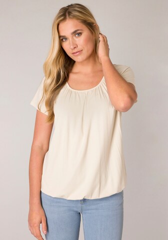 BASE LEVEL Shirt 'Yona' in Beige: front