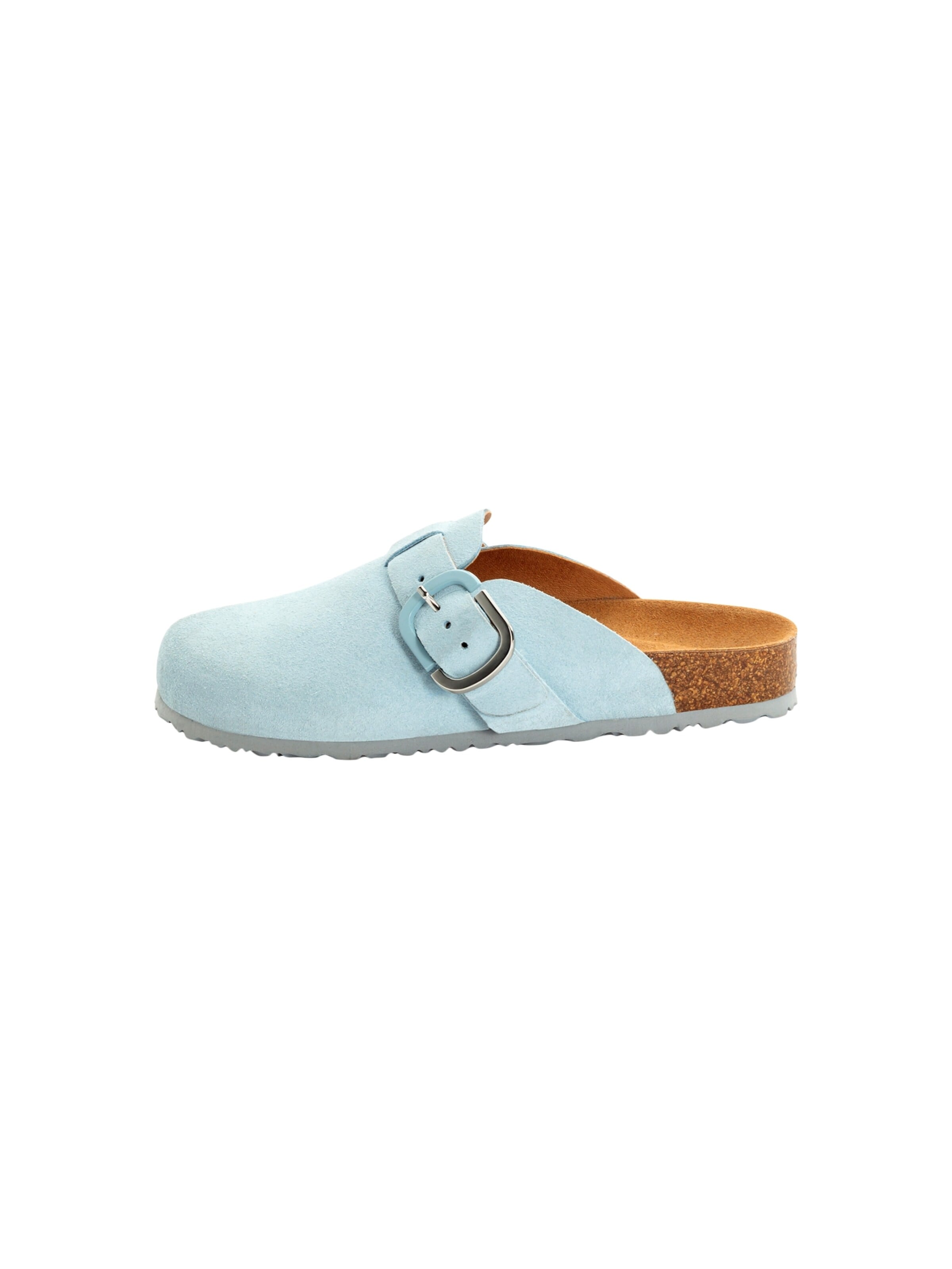 Tamaris - Zapatos abiertos 'Leder-Pantoletten' en azul: frente