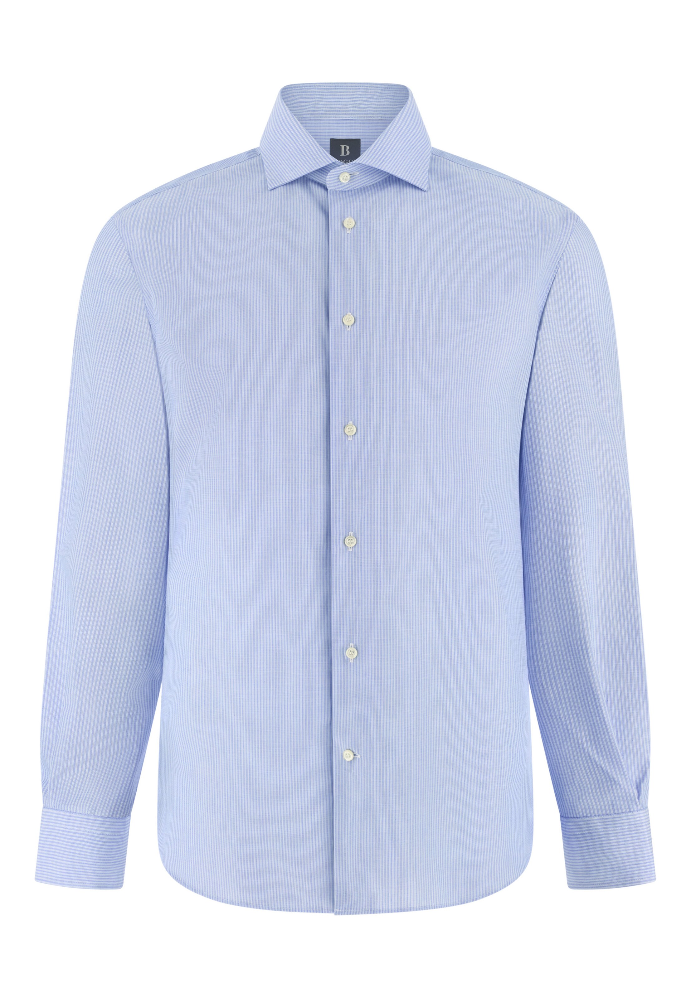Boggi Milano Regular fit Button Up Shirt in Blue: front
