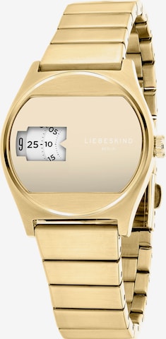Liebeskind Berlin Analoguhr in Gold: Vorderseite