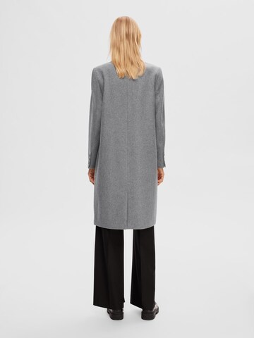 SELECTED FEMME Between-seasons coat 'Alma' in Grey